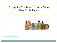 Everything You Need to Know About Wine Bottle Labels