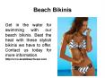 Beach Bikinis PowerPoint PPT Presentation
