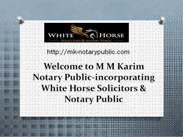 M Karim Notary Public