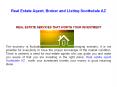 Real Estate Broker And Agent Listing Scottsdale AZ