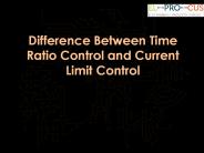 Difference between Time Ratio Control and Current Limit Control