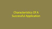 Characteristics Of A Successful Mobile App
