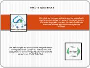 Remote QuickBooks Accounting benefits.