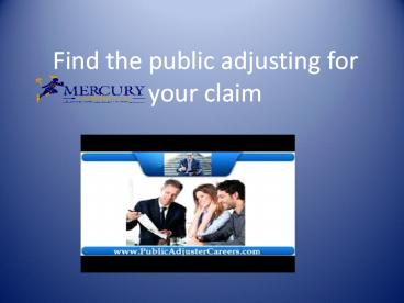 Public Adjusting (2)