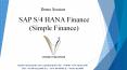 Best SAP S4 HANA Simple Finance Online Course Training PowerPoint PPT Presentation