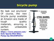bicycle pump
