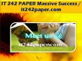 IT 242 PAPER Massive Success / it242paper.com PowerPoint PPT Presentation