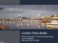 Rock your party on Thames River in London! PowerPoint PPT Presentation