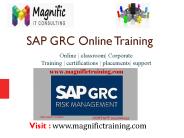 SAP GRC ONLINE TRAINING |CANADA