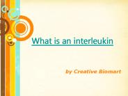 What is an interleukin