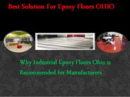 Best Solution For Epoxy Floors OHIO