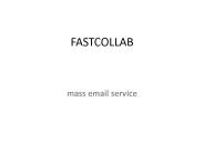 mass email service - fastcollab
