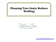Planning Your Santa Barbara Wedding