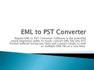 EML to PST Converter