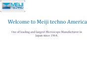 Largest Microscope Manufacturer in Japan