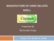 Hard gelatin capsules