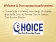 Door access security system singapore PowerPoint PPT Presentation