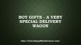 boy gifts a very special delivery wagon