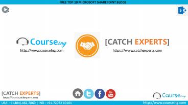 FREE TOP 10 MICROSOFT SHAREPOINT BLOGS