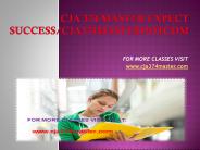 cja 374 master Expect Success/cja374masterdotcom