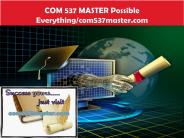 COM 537 MASTER Possible Everything/com537master.com