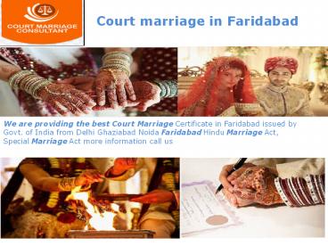 Court marriage In noida