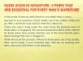 Nudie jeans in Singapore: 3 pairs that are essential for every man’s wardrobe PowerPoint PPT Presentation