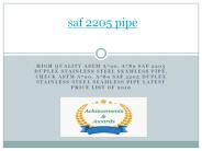 saf 2205 pipe