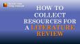 How to Collect Resources for a Literature Review PowerPoint PPT Presentation