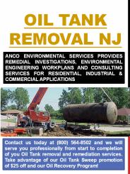 Oil Tank Removal NJ