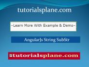 AngularJs String SubStr | tutorialsplane.com