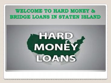 Bridge Loan Staten Island
