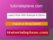 AngularJs String Search | tutorialsplane.com