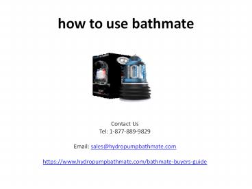 Bathmate Hercules Pump