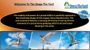 Copper Heron Weathervane-Dresstheyard