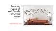 Amazing Types Of Wall Decals For Living Room PowerPoint PPT Presentation
