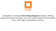 print t shirt Singapore