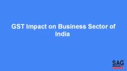 GST Impact on Business in India
