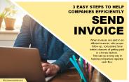 Three steps to help companies send invoices efficiently