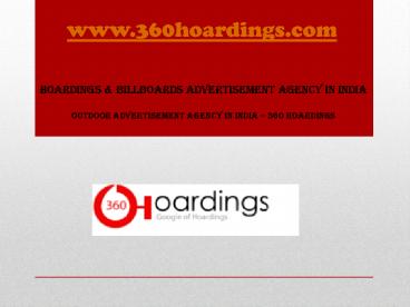 Hoardings and BillBoards In South Mumbai