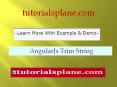 AngularJs Trim String | tutorialsplane.com PowerPoint PPT Presentation