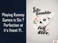 Playing Rummy Game is sin PowerPoint PPT Presentation