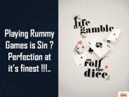 Playing Rummy Game is sin