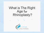 What is The Right Age for Rhinoplasty