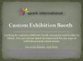 Custom Exhibition Booth PowerPoint PPT Presentation