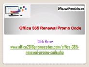 Get Promo Code For Renew Office 365