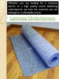 Underlay For Laminate Flooring PowerPoint PPT Presentation