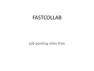 job posting sites free - fastcollab