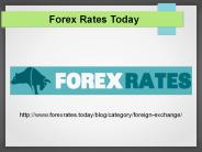Why Forex Exchange Rates Affected?