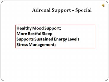 Adrenal Fatigue
